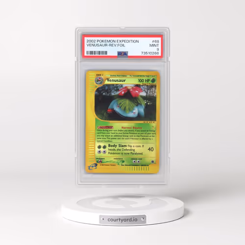 2002 Pokémon Expedition #68 Venusaur - Reverse Foil (PSA 9 MINT)