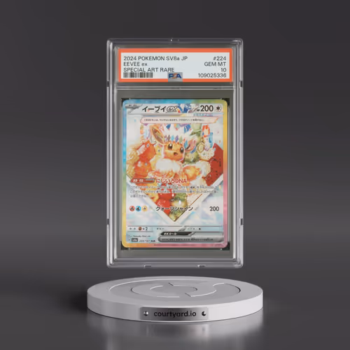 2024 Pokémon Sv8a-Terastal Fest EX #224 Eevee EX - Holo Special Art Rare (PSA 10 GEM MINT)