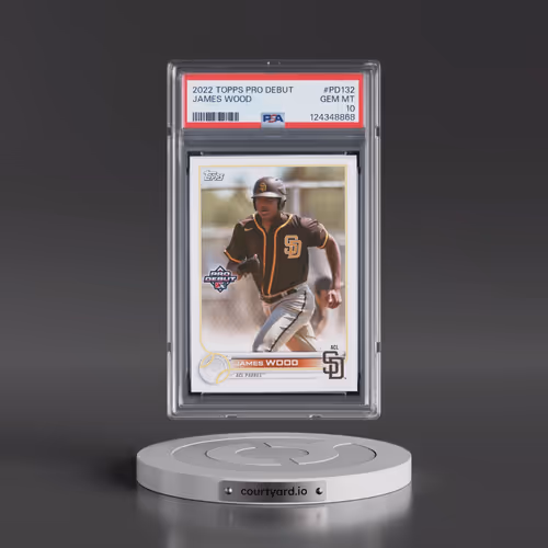 2022 Topps Pro Debut #PD132 James Wood (PSA 10 GEM MINT)