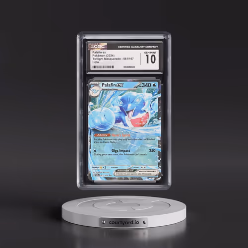2024 Twilight Masquerade - TWM EN #061/167 Palafin ex - Holo (CGC 10 GEM MINT)
