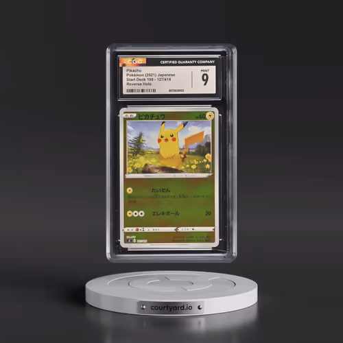 2021 Start Deck 100 #127/414 Pikachu - Reverse Holo (CGC 9 MINT)