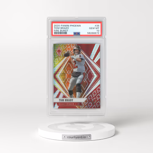 2020 Panini Phoenix #35 Tom Brady - Fire Burst (PSA 10 GEM MINT)