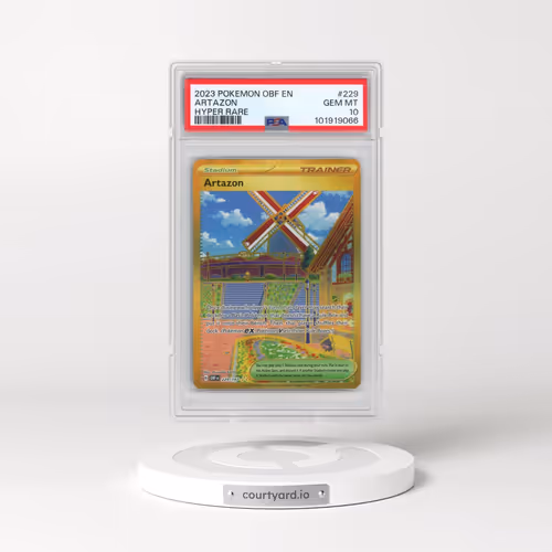 2023 Pokémon Obf EN-Obsidian Flames #229 Artazon - Hyper Rare (PSA 10 GEM MINT)