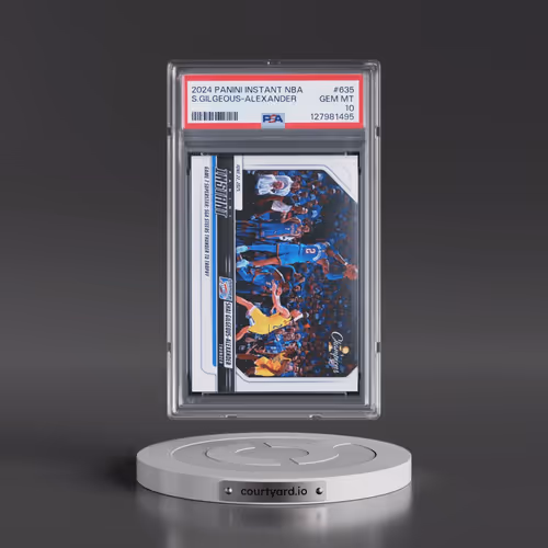 2024 Panini Instant NBA #635 Shai Gilgeous-Alexander (PSA 10 GEM MINT)