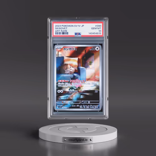 2023 Pokémon Sv1v-Violet EX #090 Skwovet - Art Rare (PSA 10 GEM MINT)