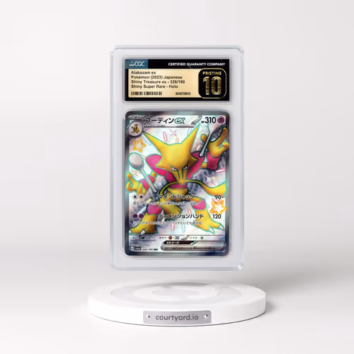 2023 Shiny Treasure ex #326/190 Alakazam ex - Shiny Super Rare Holo (CGC 10 PRISTINE)