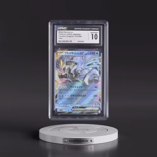 2024 Paradise Dragona - sv7a #011/064 Black Kyurem ex - Holo (CGC 10 GEM MINT)