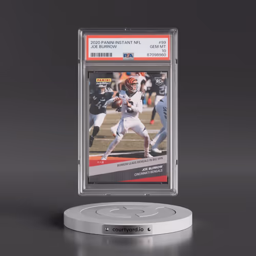 2020 Panini Instant NFL #99 Joe Burrow (PSA 10 GEM MINT)