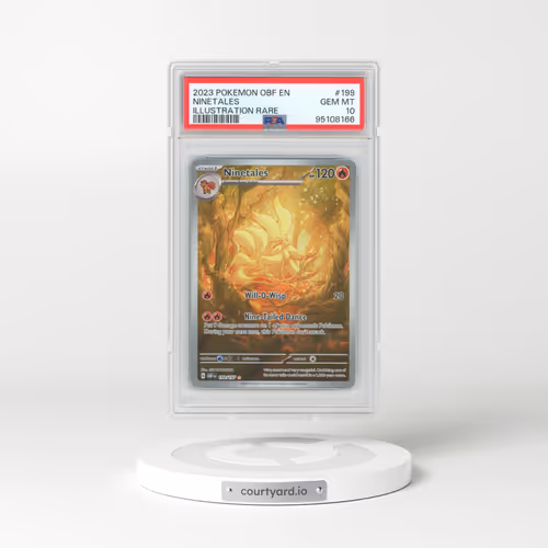 2023 Pokémon Obf EN-Obsidian Flames #199 Ninetales - Illustration Rare (PSA 10 GEM MINT)
