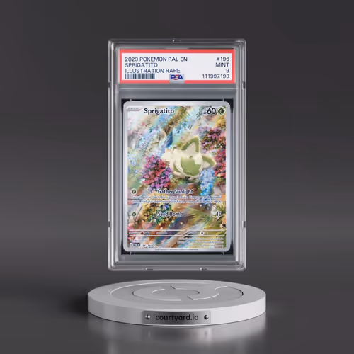 2023 Pokémon Pal EN-Paldea Evolved #196 Sprigatito - Illustration Rare (PSA 9 MINT)