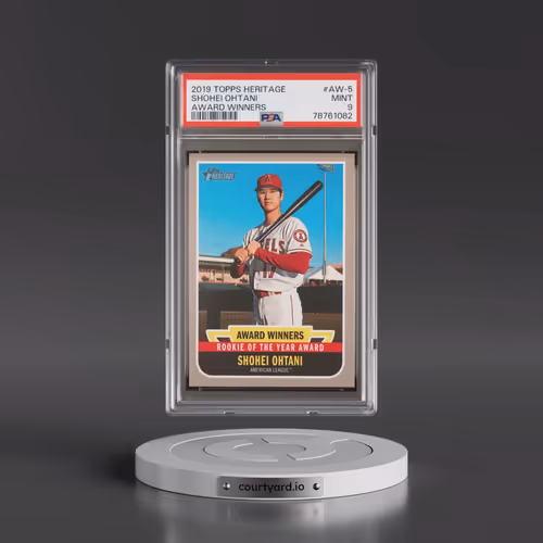 2019 Topps Heritage Award Winners #AW-5 Shohei Ohtani (PSA 9 MINT)