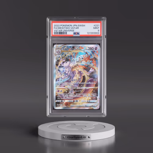 2022 Pokémon Sword & Shield Vstar Universe #221 Mewtwo Vstar - Full Art (PSA 9 MINT)
