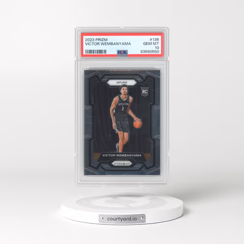 2023 Panini Prizm #136 Victor Wembanyama (PSA 10 GEM MINT)