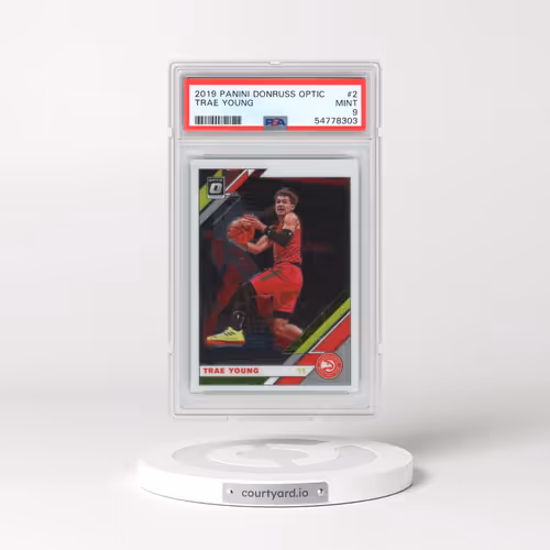 2019 Panini Donruss Optic #2 Trae Young (PSA 9 MINT)
