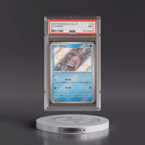 2023 Pokémon Sv4a-Shiny Treasure EX #219 Slowpoke - S (PSA 9 MINT)