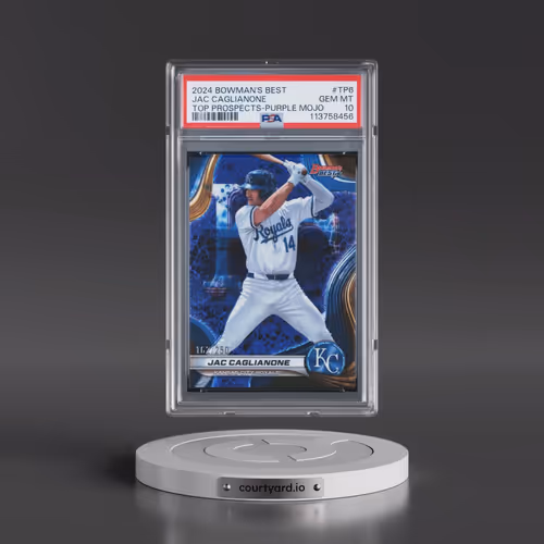 2024 Bowman's Best Top Prospects #TP6 Jac Caglianone - Purple Mojo (PSA 10 GEM MINT)