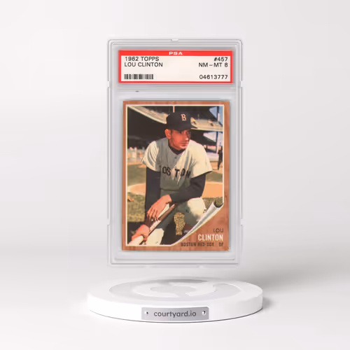 1962 Topps #457 Lou Clinton (PSA 8 NM-MT)