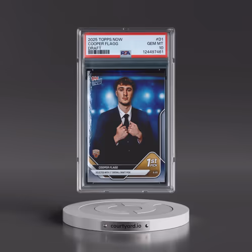 2025 Topps Now Draft #D1 Cooper Flagg (PSA 10 GEM MINT)