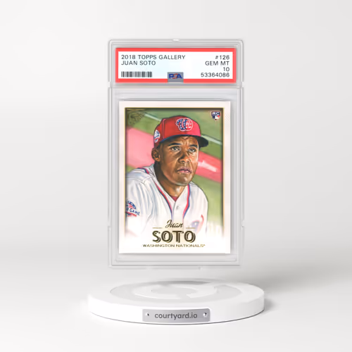 2018 Topps Gallery #126 Juan Soto (PSA 10 GEM MINT)