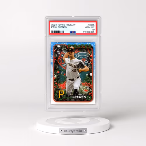 2024 Topps Holiday #H165 Paul Skenes (PSA 10 GEM MINT)
