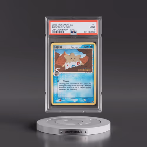 2006 Pokémon EX Dragon Frontiers #41 Togepi - Reverse Foil (PSA 9 MINT)