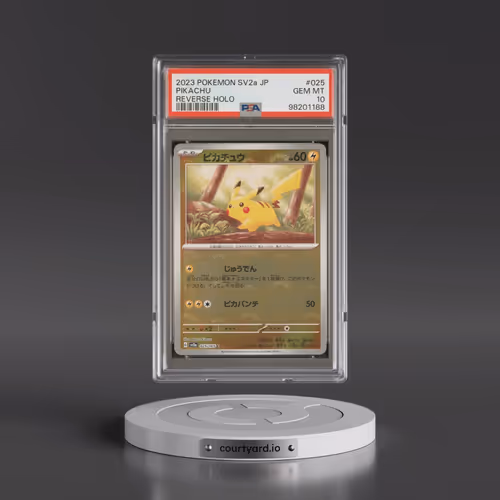 2023 Pokémon Sv2a-Pokemon 151 #025 Pikachu - Reverse Holo (PSA 10 GEM MINT)