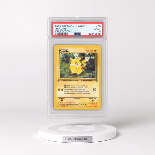 1999 Pokémon Jungle #60 Pikachu - 1st Edition (PSA 9 MINT)