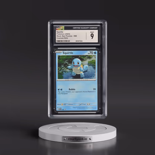 2023 Black Star Promos - Scarlet & Violet SVP EN #048 Squirtle - Cosmos Holo (CGC 9 MINT)