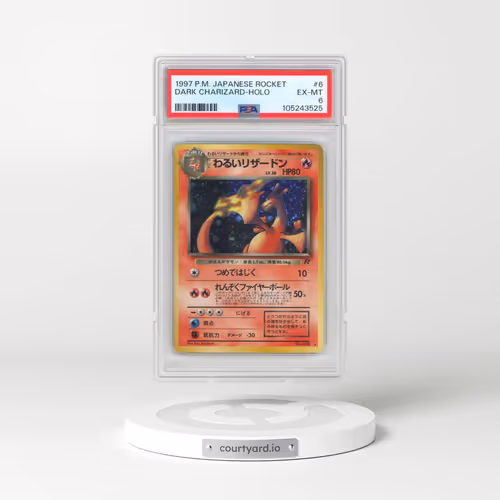 1997 Pokémon Rocket #6 Dark Charizard - Holo (PSA 6 EX-MT)
