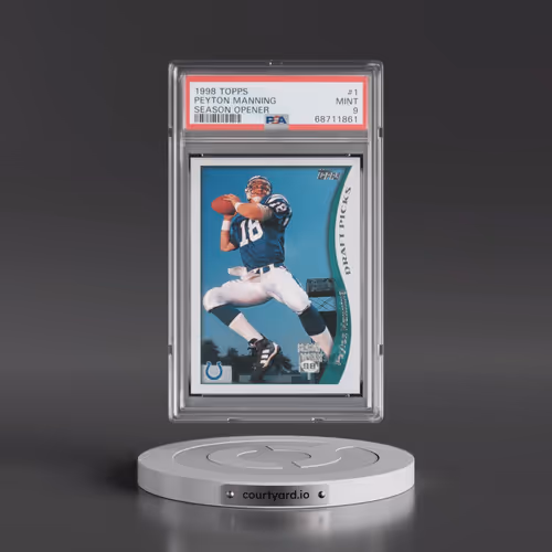 1998 Topps Season Opener #1 Peyton Manning (PSA 9 MINT)