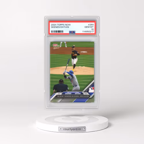 2024 Topps Now #264 Paul Skenes/Shohei Ohtani (PSA 10 GEM MINT)