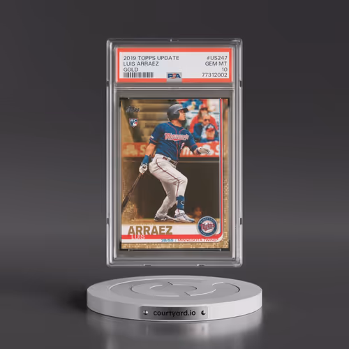2019 Topps Update #US247 Luis Arraez - Gold (PSA 10 GEM MINT)