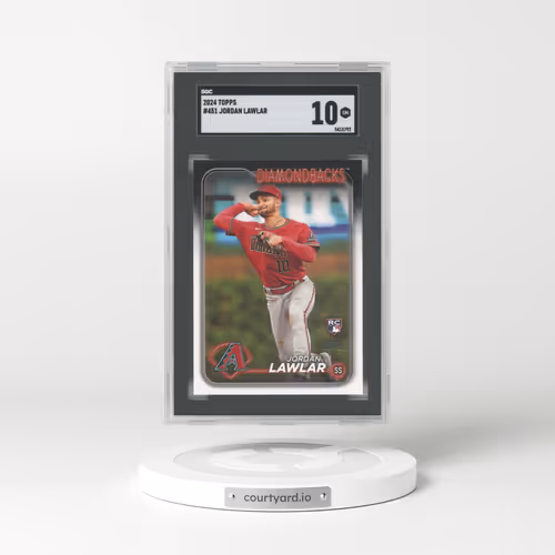 2024 Topps #451 Jordan Lawlar (SGC 10 GEM MINT)