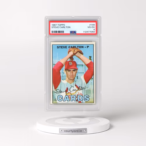 1967 Topps #146 Steve Carlton (PSA 4 VG-EX)