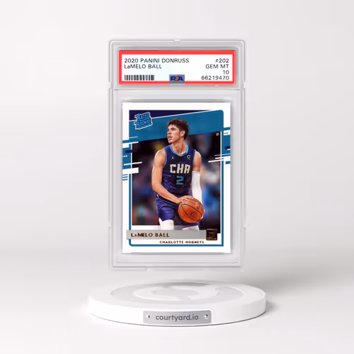2020 Panini Donruss #202 LaMelo Ball (PSA 10 GEM MINT)