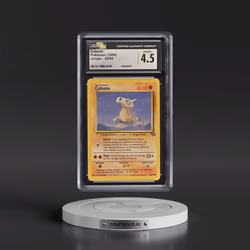 1999 Jungle #50/64 Cubone (CGC 4.5 VG-EX+)