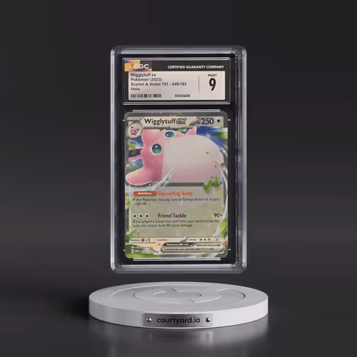 2023 Scarlet & Violet 151 - MEW EN #040/165 Wigglytuff ex - Holo (CGC 9 MINT)