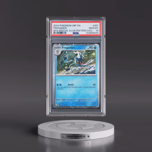 2024 Pokémon Obf EN-Obsidian Flames #057 Frogadier - Shrouded Fable Special Illustration Collection
