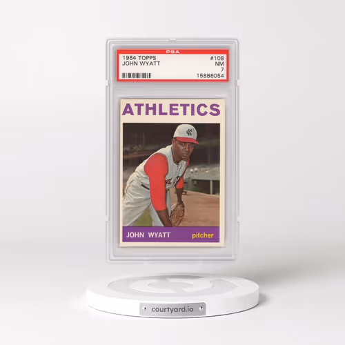 1964 Topps #108 John Wyatt (PSA 7 NM)