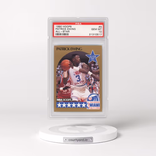 1990 Hoops #4 Patrick Ewing - All-Star (PSA 10 GEM MINT)