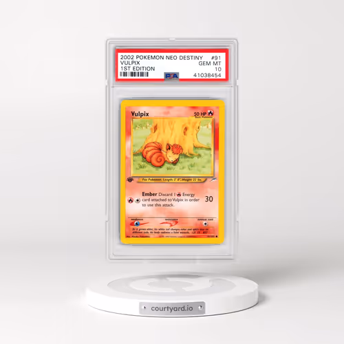 2002 Pokémon Neo Destiny #91 Vulpix - 1st Edition (PSA 10 GEM MINT)