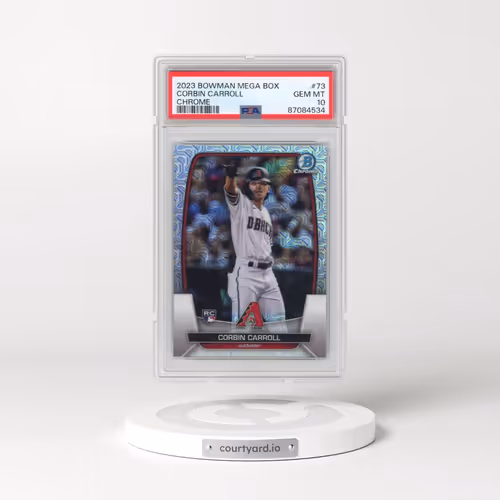 2023 Bowman Mega Box Chrome #73 Corbin Carroll (PSA 10 GEM MINT)