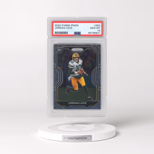 2020 Panini Prizm #363 Jordan Love (PSA 10 GEM MINT)