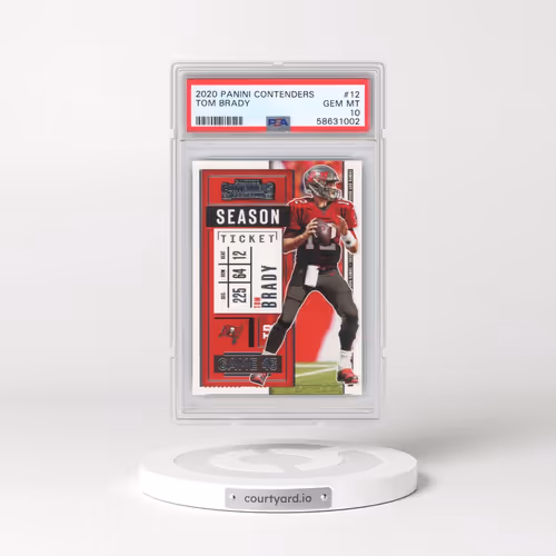 2020 Panini Contenders #12 Tom Brady (PSA 10 GEM MINT)