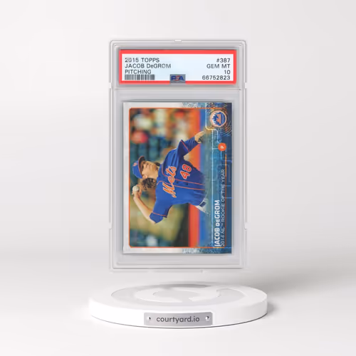 2015 Topps #387 Jacob DeGrom (PSA 10 GEM MINT)