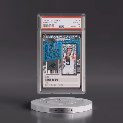 2023 Panini Contenders Hall Pass #23 Bryce Young (PSA 10 GEM MINT)