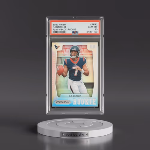2023 Panini Prizm Prizm Flashback Rookie #PFR2 CJ Stroud (PSA 10 GEM MINT)