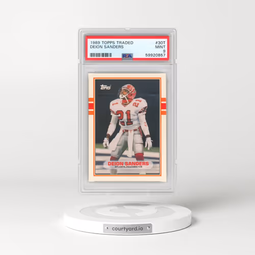 1989 Topps Traded #30T Deion Sanders (PSA 9 MINT)