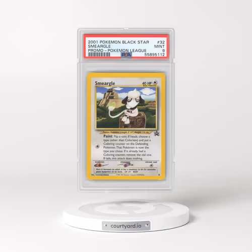 1999 Black Star Promos #32 Smeargle - Pokémon League (PSA 9 MINT)