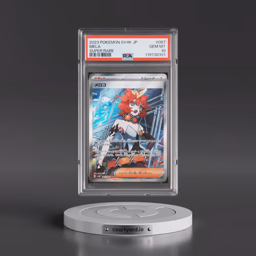 2023 Pokémon Sv4k-Ancient Roar #087 Mela - Super Rare (PSA 10 GEM MINT)